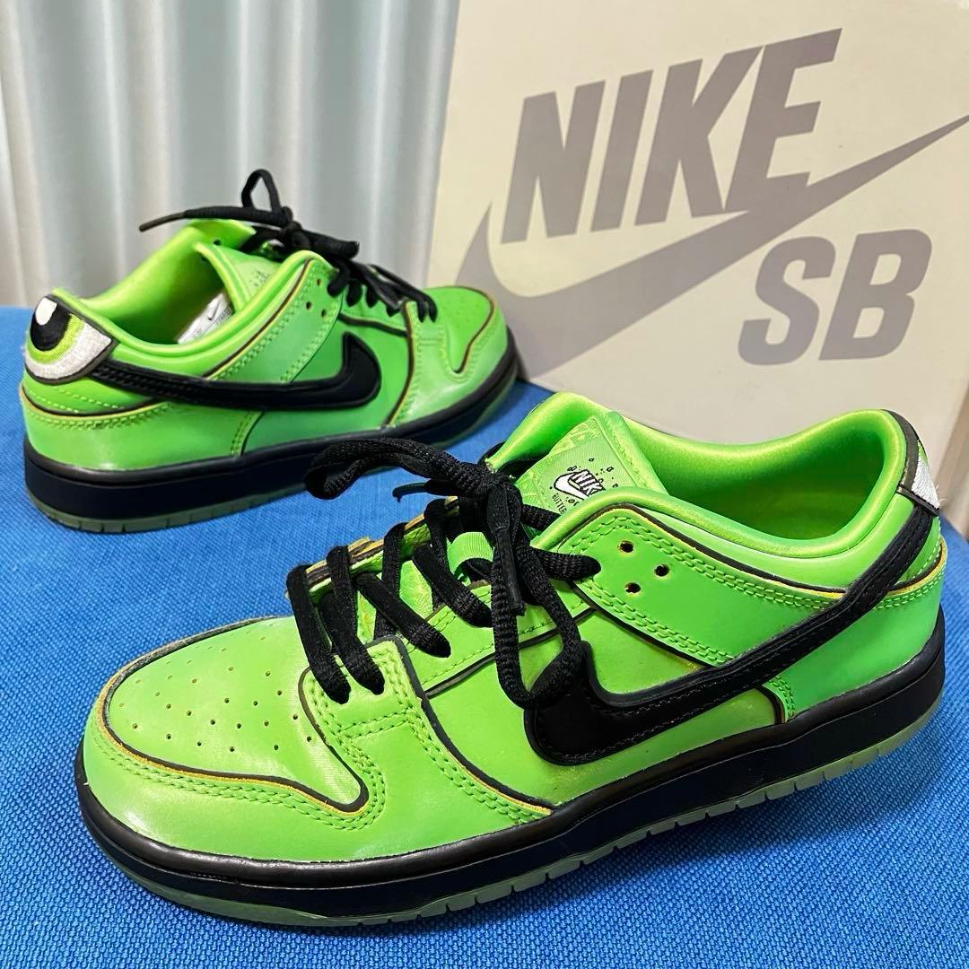 パワーパフガールズ× Nike SB Dunk Low バターカップ 21.5