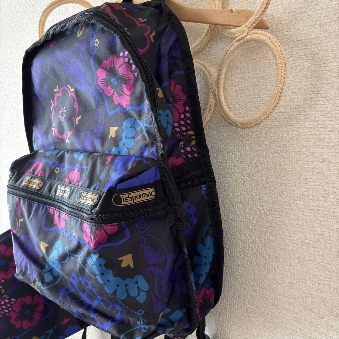 レスポートサック 花柄 リュック バックパック ハワイアン エキゾチック ポーチ 画像4