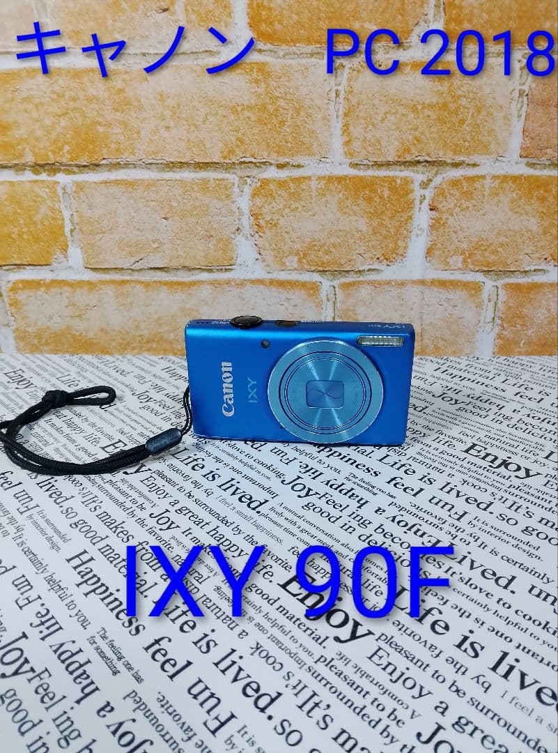 347】Canon IXY 90F ブルー コンパクトデジタルカメラ YW58