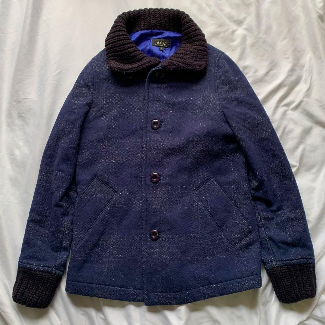 A.P.C ウール ドンキージャケット ネイビー