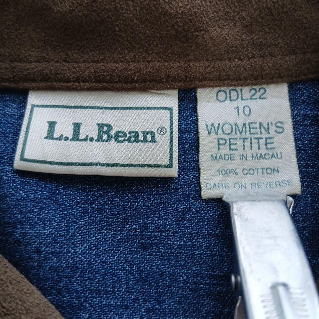 L.L.Bean デニム ロング丈シャツワンピース 10 画像4