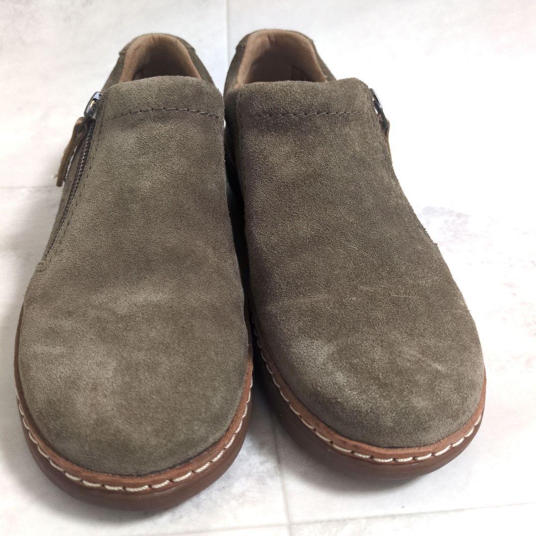 Clarks スリッポン サイドジップ クラークス 画像2