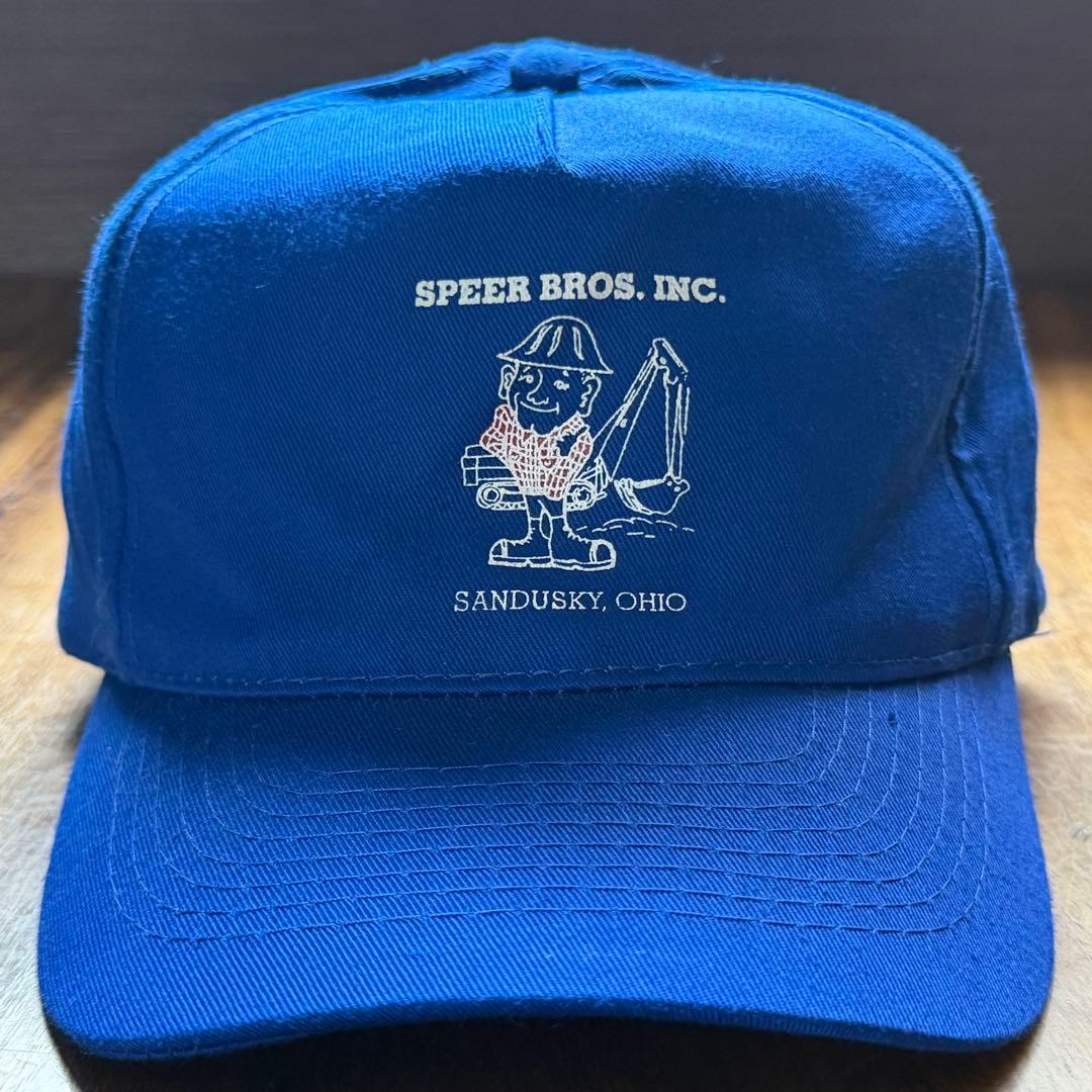 【c】雰囲気◎90s!企業ロゴ ヴィンテージキャップ 日本未発売us買付け