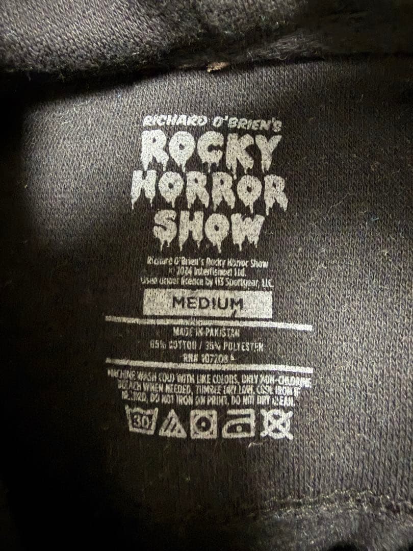 洋画ROCKY HORROR SHOW パーカー ブラック M 画像3