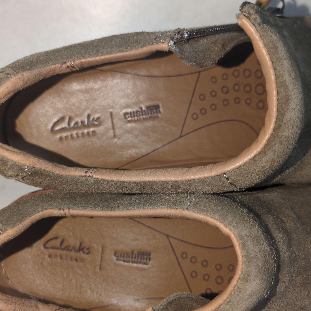 Clarks スリッポン サイドジップ クラークス 画像4
