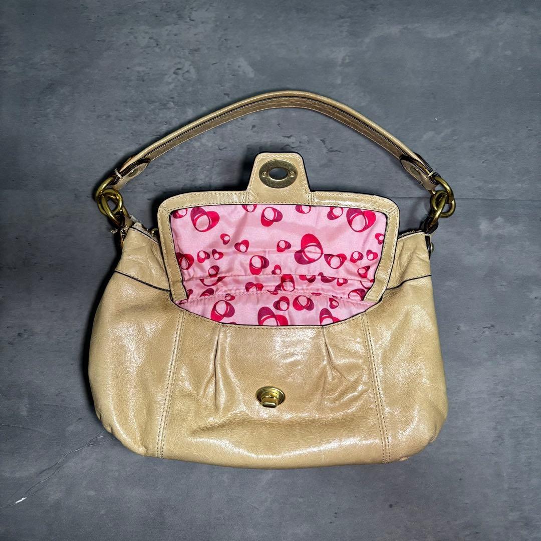COACH Poppy Razor Shoulder Bag Y2K 2WAY 画像5