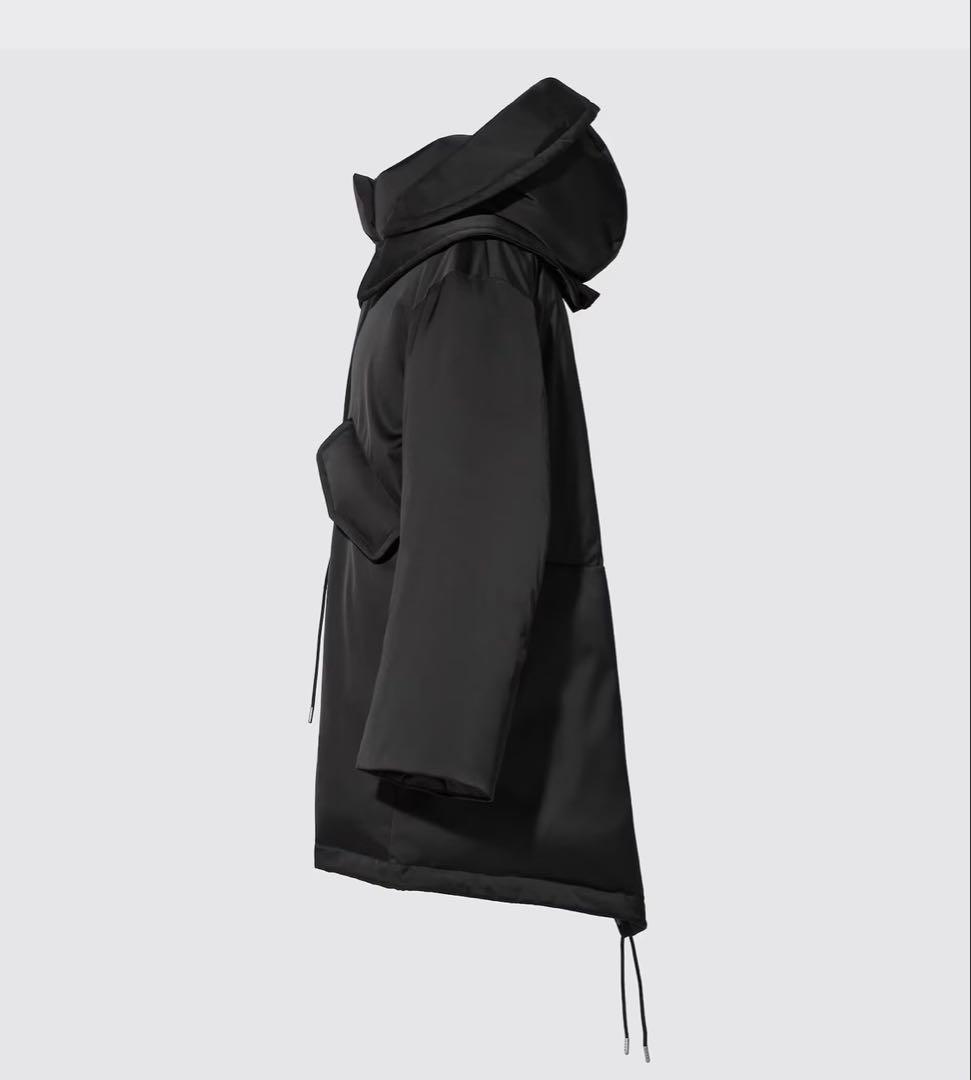 極美品✨ UNIQLO +J ジルサンダー ダウンショートコート ブラック S 画像3