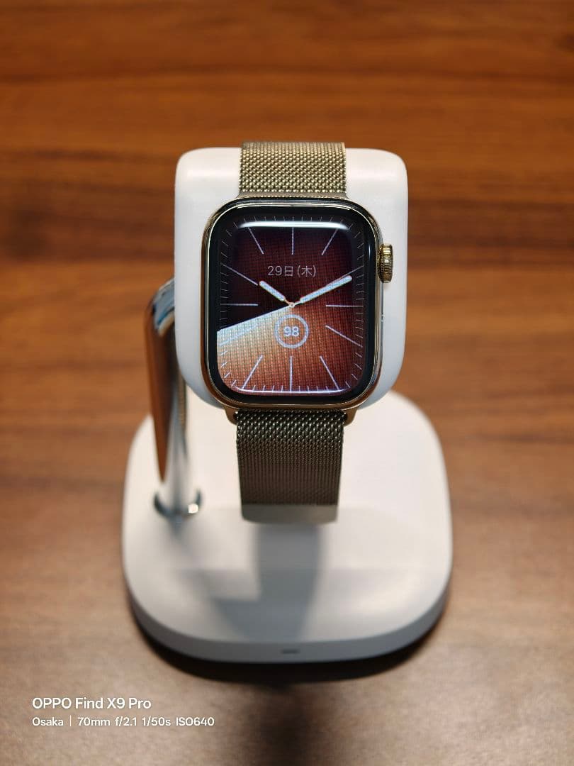Apple Watch Series 8 41mm ゴールドステンレス セルラー