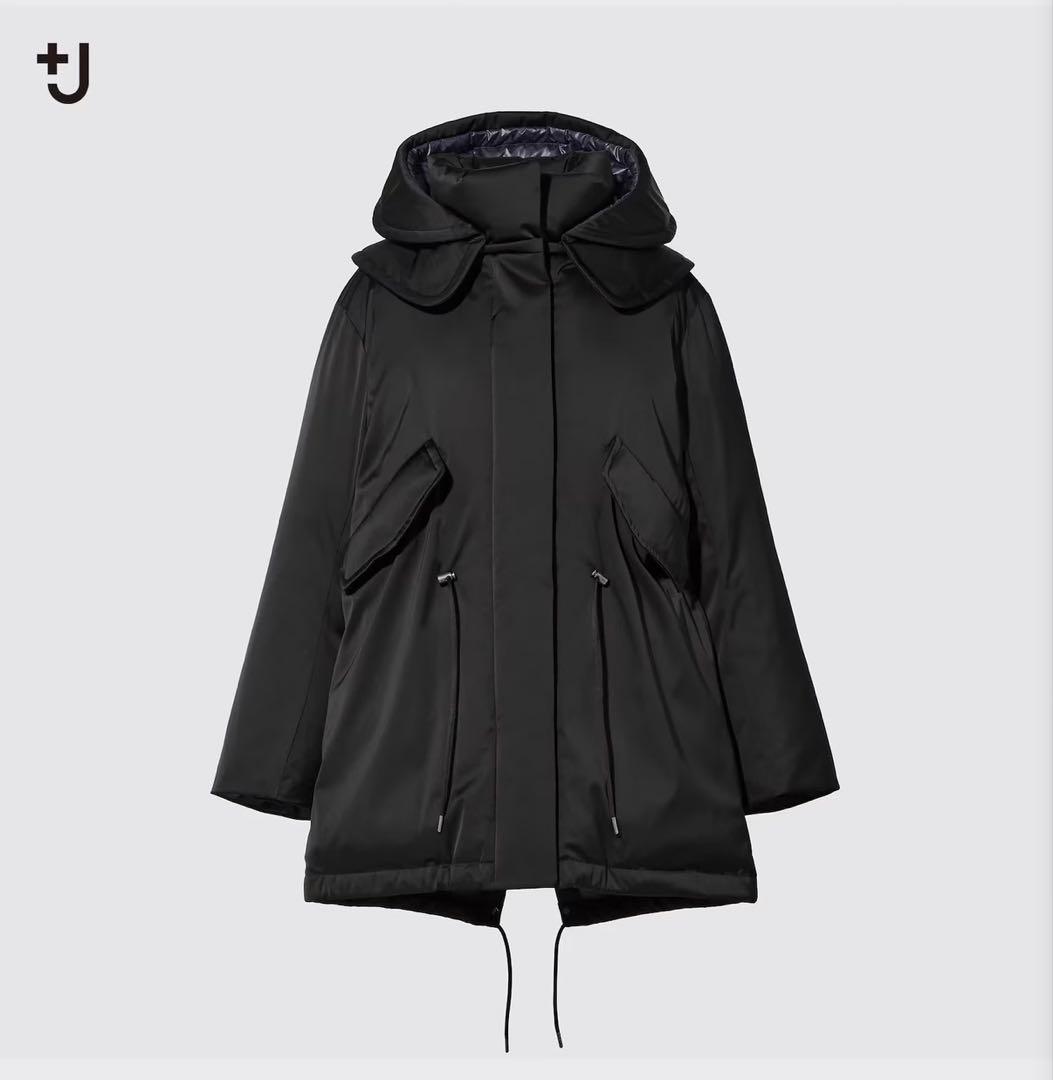 極美品✨ UNIQLO +J ジルサンダー ダウンショートコート ブラック S 画像2
