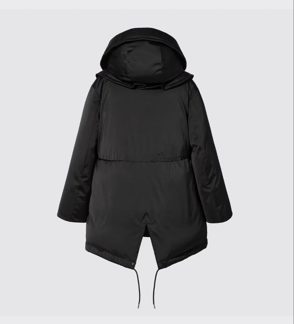 極美品✨ UNIQLO +J ジルサンダー ダウンショートコート ブラック S 画像4