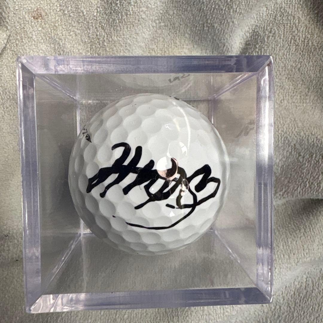 女子ゴルフ 山下美夢有 直筆サイン入り ゴルフオウンネームボール 画像2