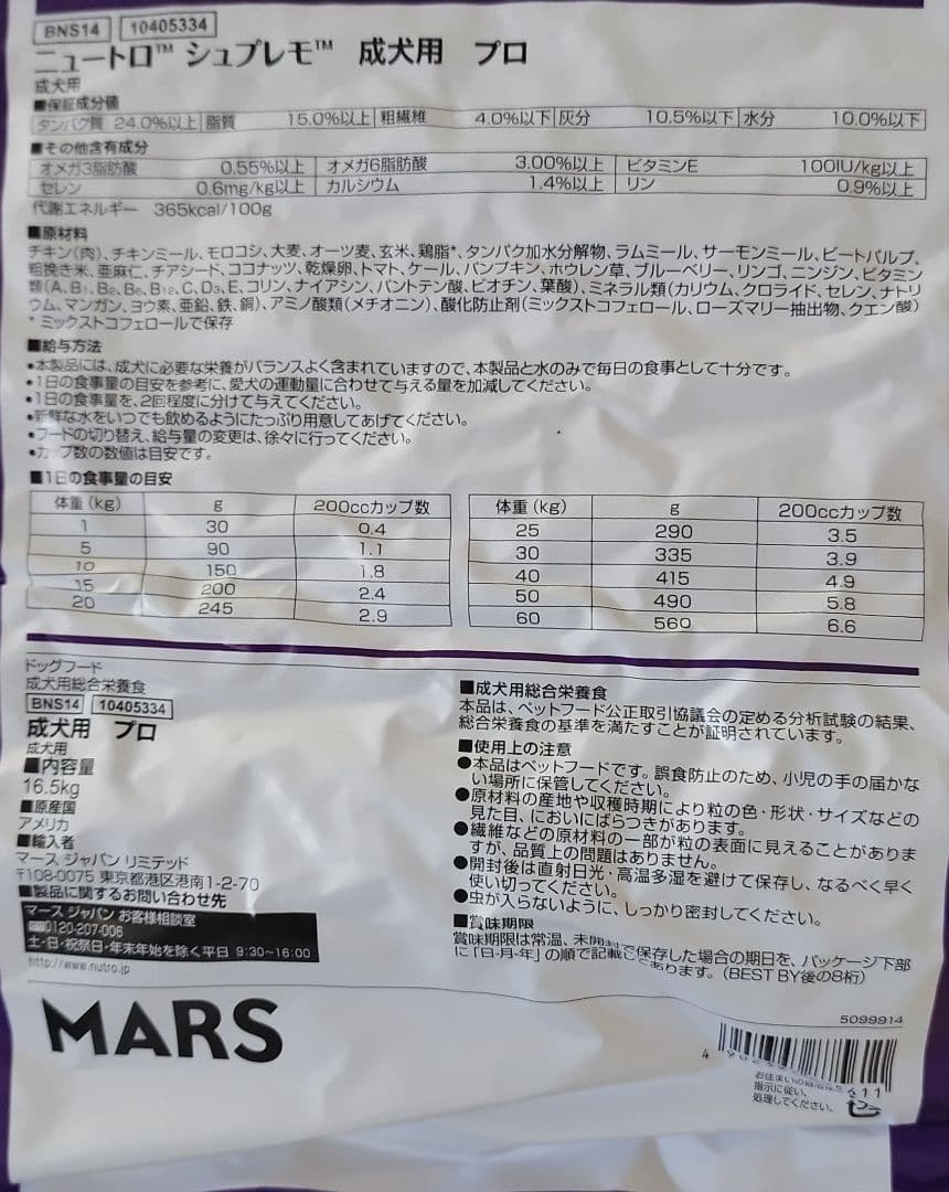 ニュートロ シュプレモ 成犬用 お値下げ不可 画像2