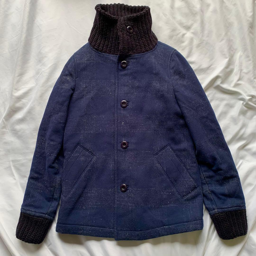 A.P.C ウール ドンキージャケット ネイビー 画像2