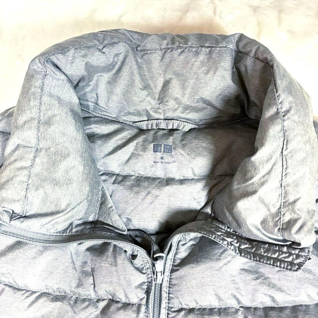 UNIQLO ユニクロ ウルトラライトダウンベスト グレー 防寒 軽量 秋冬 画像3
