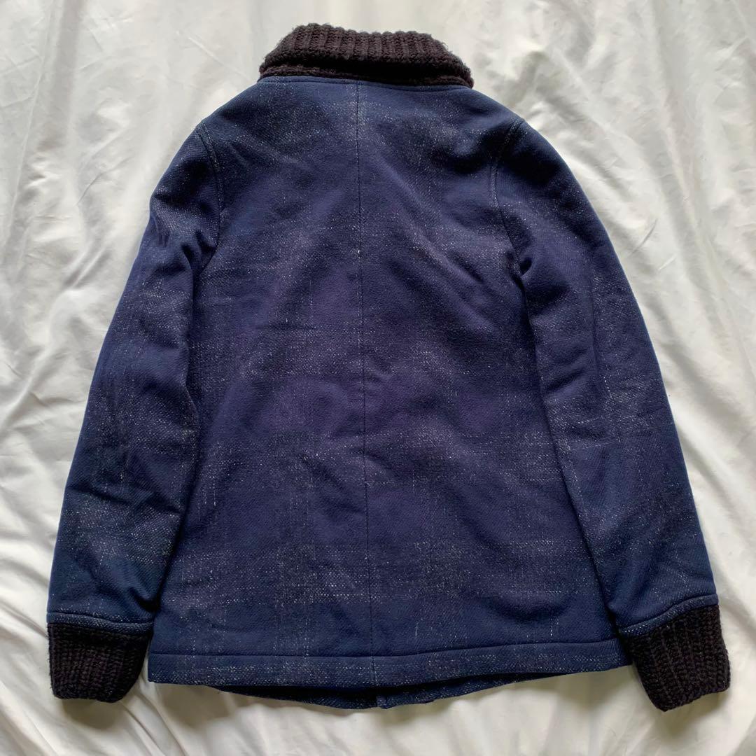 A.P.C ウール ドンキージャケット ネイビー 画像3