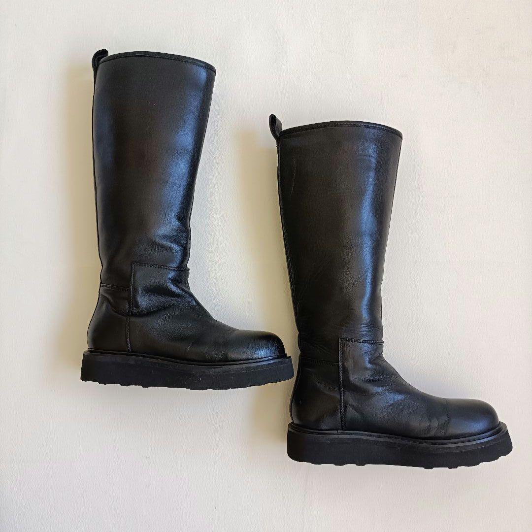 CAMINANDO カミナンド ロングブーツ ブラック 厚底 6 23cm 画像4
