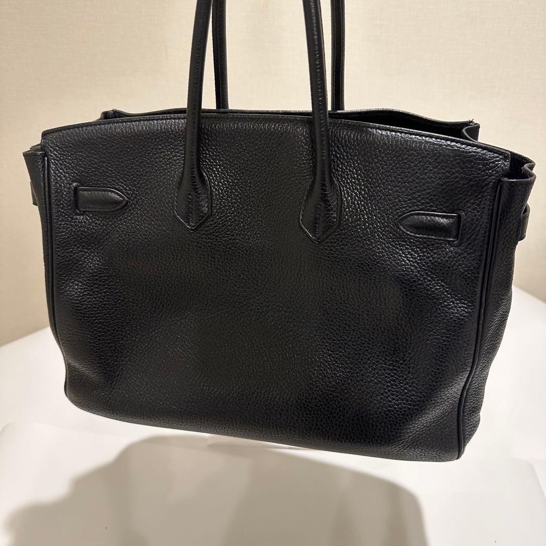 ⁠エルメス バーキン35 トリヨンクレマンス ブラック シルバー金具⁠ 画像3