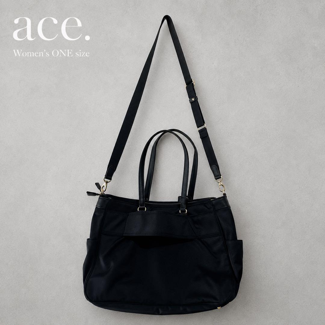 ace. ビエナ3 2WAYトートバッグ レディース A4 PC収納 68702