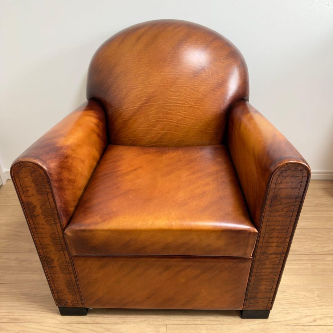 特注 定価400.4万円 ベルルッティ カリグラフィースクリットレザーソファ