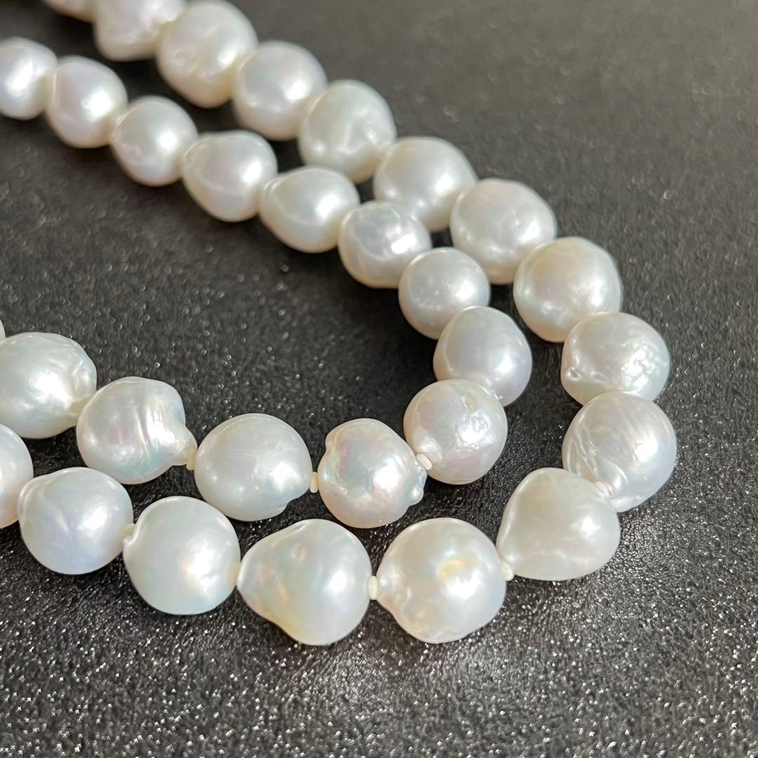 極美品✨ 南洋パール ネックレス WGK18 アクセサリー 希少品 画像4