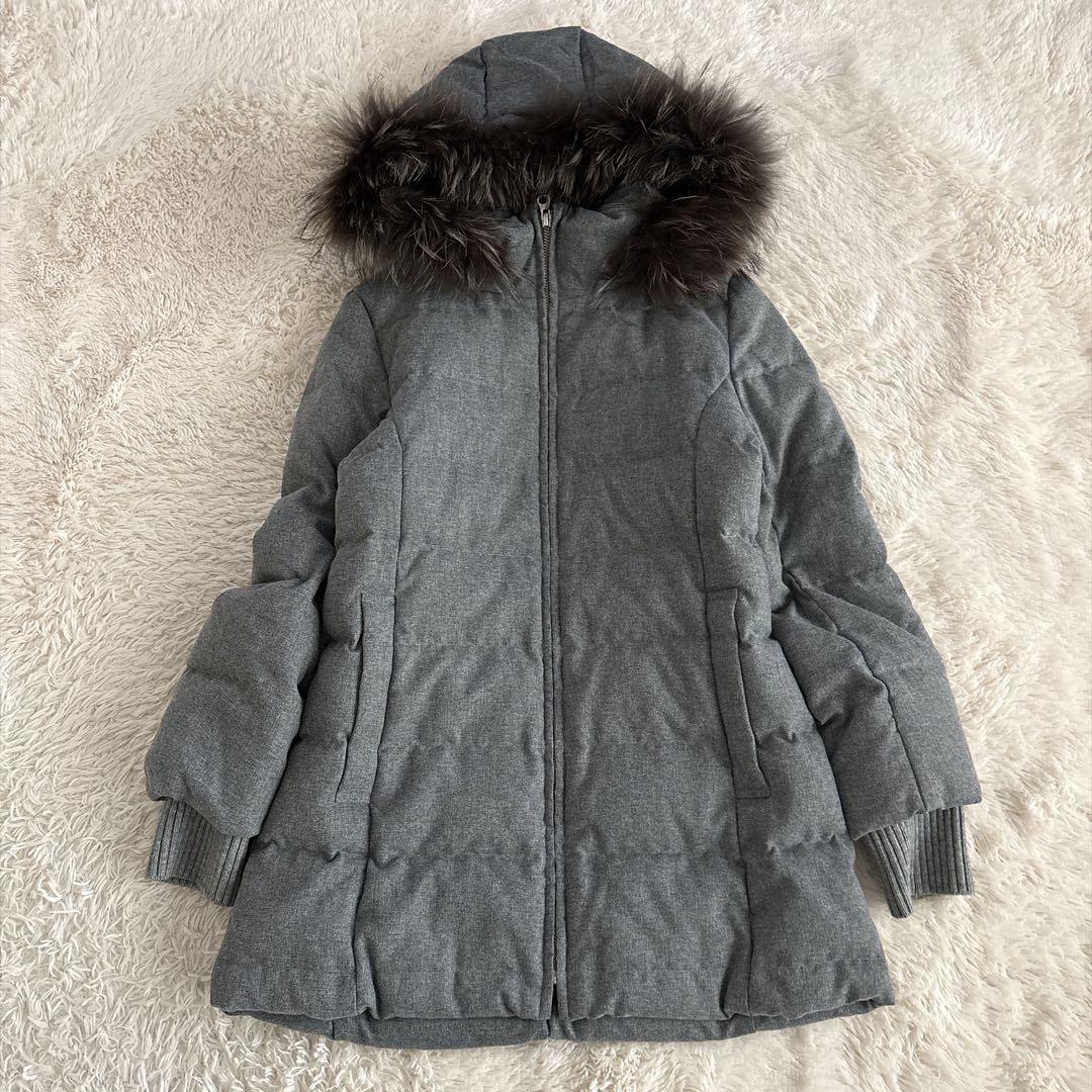 美品✨洗える✨23区 LIMONTA 3WAYダウンコート ラクーン Aライン