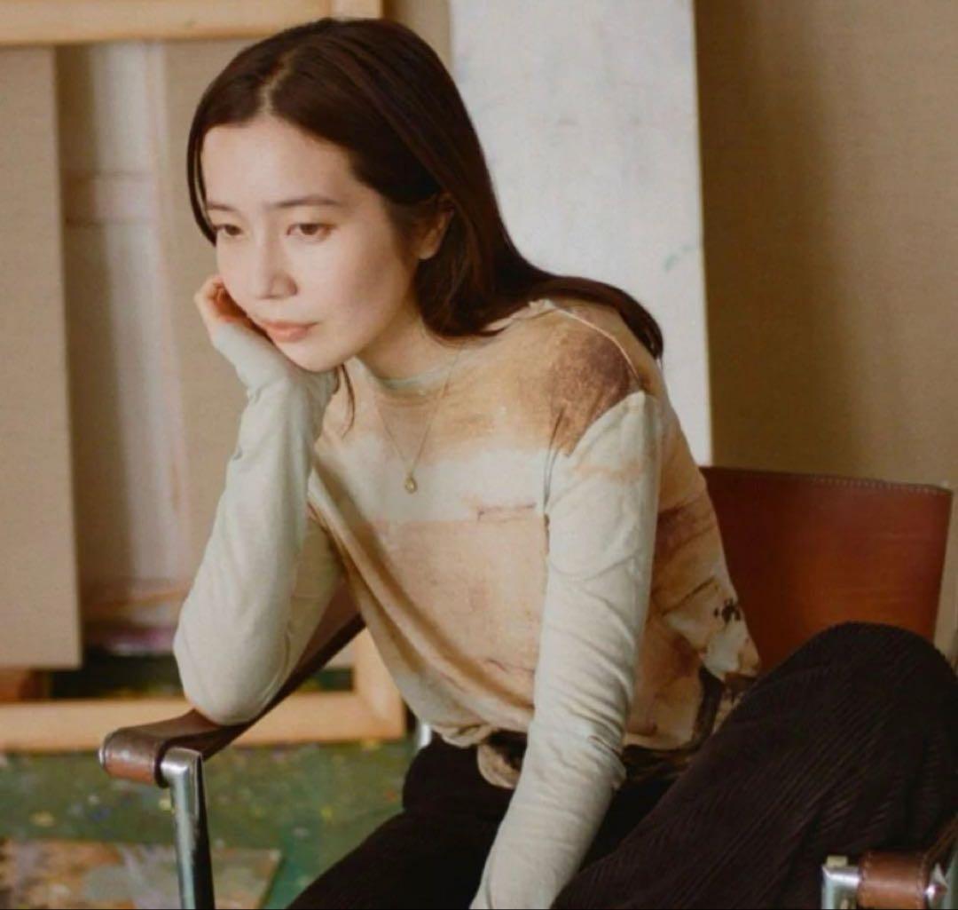 PAMM 長袖 カットソー アトリエからの眺めのシースルートップス
