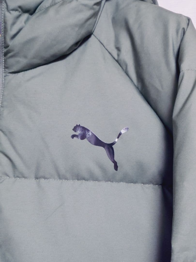 PUMA ダウンジャケット カーキ 画像4