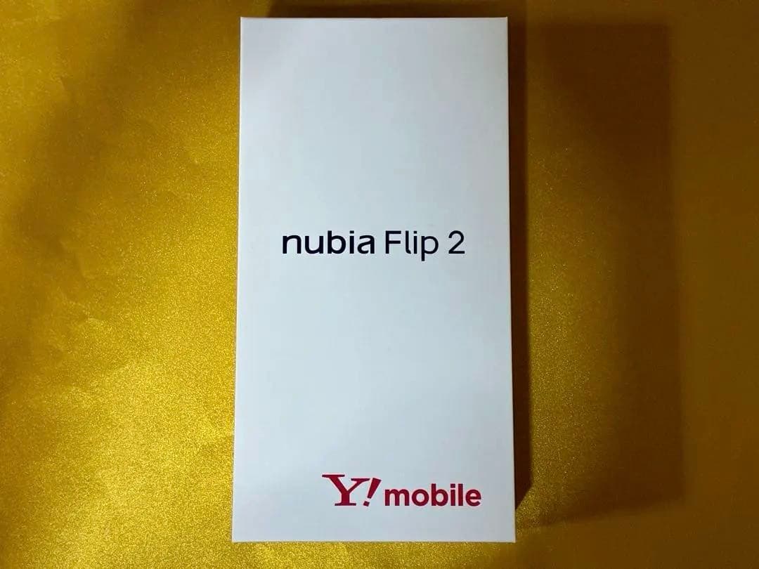 【新品未使用】nubia Flip 2 A404ZT ブルー 本体