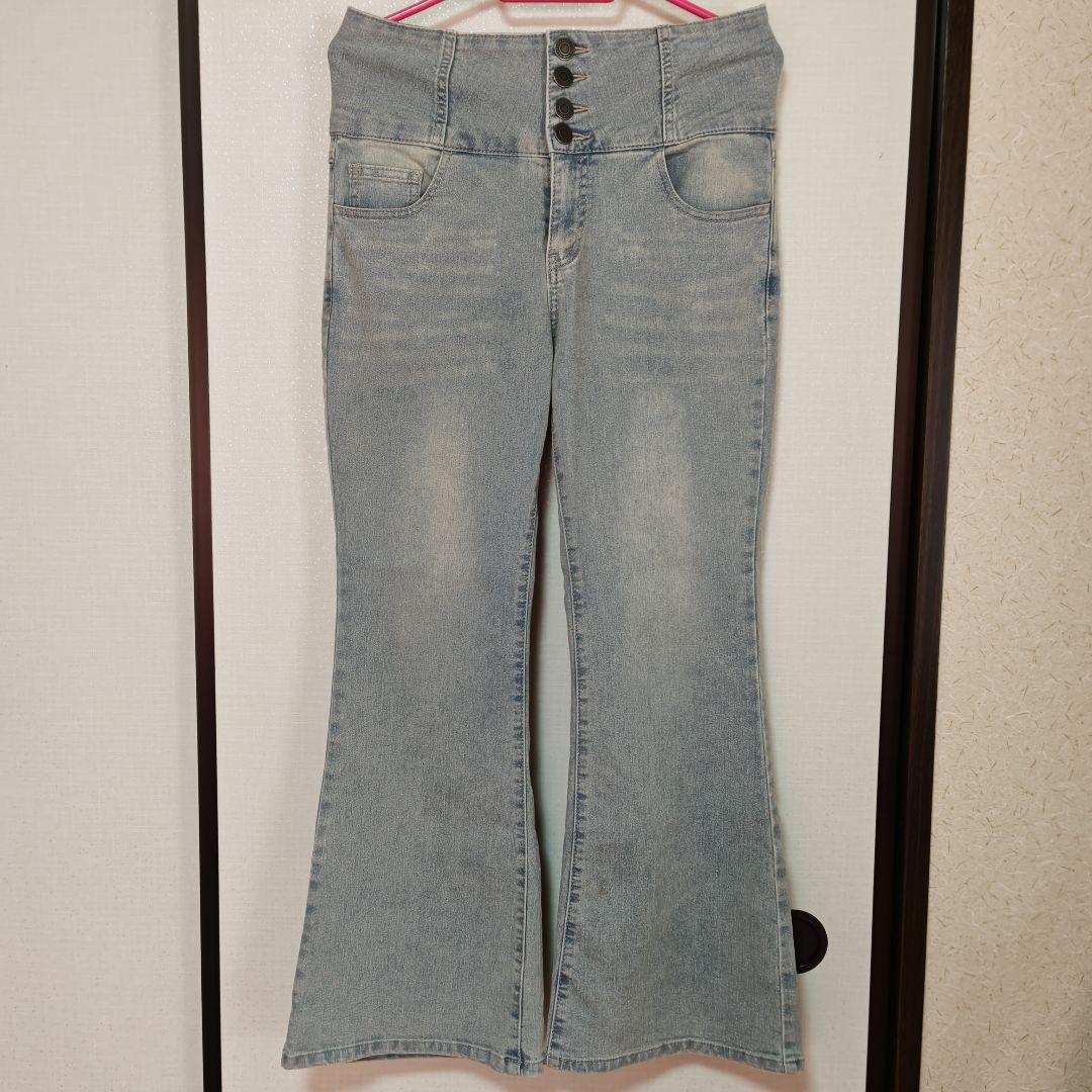 Avail HANNA フレアデニム サックス 73cm 画像3