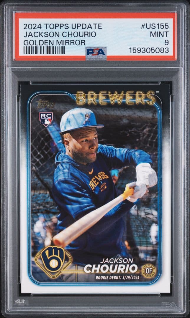 【PSA9】Jackson chourio golden mirror